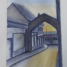 My project in Architectural Sketching with Watercolor and Ink course Ein Projekt aus dem Bereich Skizzenentwurf, Zeichnung, Aquarellmalerei, Architektonische Illustration, Sketchbook und Illustration mit Tinte von beverleycarrington98 - 04.08.2021