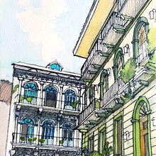 CascoAntiguo Panamá. Un progetto di Architettura, Illustrazione tradizionale, Design e Fotografia di Ismael Meléndez - 04.08.2021