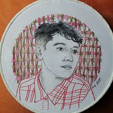 Mi Proyecto del curso: Creación de retratos bordados. Projekt z dziedziny  Haft użytkownika campuzano_abril - 03.08.2021