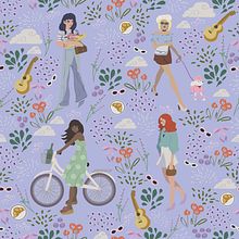 Holiday at Provence. Design, Traditional illustration, Pattern Design, and Printing project by Hajnalka Minaei - 08.04.2021
