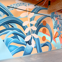 Inside Out mural. Traditional illustration, Street Art, Painting, Design, and Fine Arts project by Celeste Byers - 08.05.2021