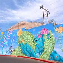 Nopales In Love. Street Art, Design, Traditional illustration, Fine Arts, and Painting project by Celeste Byers - 08.05.2021