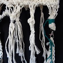 de mar y algodón. Design, Arts, Crafts, Fiber Arts, Macramé, Accessor, Design, and Sewing project by Paz Cano Diez - 07.06.2021