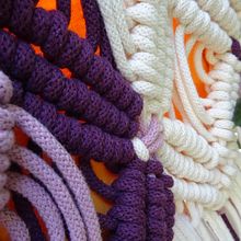 bolso la lavanda . Macramé project by Paz Cano Diez - 08.05.2021