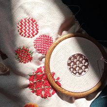 Muestrario de Tramas. Embroider project by Beatriz Pérez Peiró - 08.05.2021