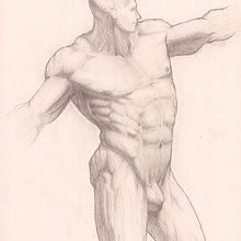 My project in Dynamic Figure Drawing course. Een project van  Beeldende kunst,  Schetsen, Tekening met potlood,  Tekening, Realistische tekening,  Artistieke tekening y Anatomisch tekenen van John Le - 05.08.2021