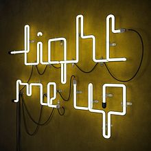 Light me up. Design, Advertising, 3D, Art Direction, Graphic Design, Street Art, Lettering, and 3D Modeling project by Jose Padrino Gomez - 04.03.2021