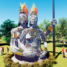 Diseño "Monumento Pijao Ancestral". Un proyecto de Arquitectura, Diseño, Visualización arquitectónica y Diseño industrial de Daniel Varón Villarreal - 05.08.2021