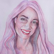 Mi Proyecto del curso: Retrato artístico en acuarela. Fine Arts, Painting, Watercolor Painting, and Portrait Drawing project by Arabel - 08.05.2021