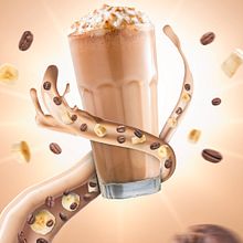 Postproducción fotográfica de alimentos en Photoshop, Banana Milk Coffee . Un progetto di Postproduzione fotografica, Ritocco fotografico, Fotografia di prodotti, Fotografia digitale, Fotografia gastronomica e Direzione artistica di Victor Reyes - 04.08.2021