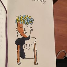 Self Portrait. Un projet de Illustration traditionnelle de pbacall2 - 06.08.2021