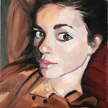My project in Expressive Oil Portraiture: Explore the Alla Prima Technique course. Un projet de Beaux Arts, Peinture , et Peinture à l'huile de cecile_yadro - 06.08.2021