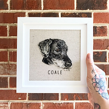 Embroidered Pet Portraits. Fiber Arts, Design, Arts, Crafts, and Embroider project by Cristin Morgan - 08.06.2021