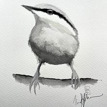 My project in Artistic Watercolor Techniques for Illustrating Birds course. Traditional illustration, Watercolor Painting, Realistic Drawing, and Naturalistic Illustration project by mike_38 - 08.06.2021