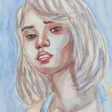 Mi Proyecto del curso: Retrato artístico en acuarela. Fine Arts, Painting, Watercolor Painting, and Portrait Drawing project by soycalero - 08.06.2021