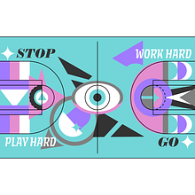 My project in Visual Identity Design: Clean and Simple Geometry course Ein Projekt aus dem Bereich Kunstleitung, Br, ing und Identität und Grafikdesign von jayriverking - 06.08.2021