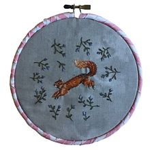 Mi Proyecto del curso: Bordado con needle painting: recrea la belleza de la vida salvaje Ein Projekt aus dem Bereich Traditionelle Illustration, Stickerei, H und werk von Alejandra Balanzario G - 03.08.2021