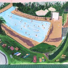 Mi Proyecto del curso: Sketchbook pictórico en gouache. Traditional illustration, Sketching, Drawing, Architectural Illustration, Sketchbook, and Gouache Painting project by Arlette Cassot - 08.06.2021