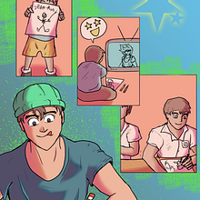 Mi Proyecto del curso: Ilustración digital con influencia manga. Un proyecto de Ilustración tradicional, Cómic, Ilustración digital, Stor, telling, Narrativa y Manga de eduardotapuychillin - 06.08.2021