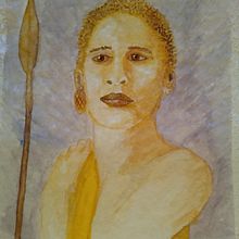 Mi Proyecto del curso: Retratos en acuarela: captura la personalidad de tu modelo. Fine Arts, Painting, Watercolor Painting, and Portrait Drawing project by lilyhualqui - 08.05.2021