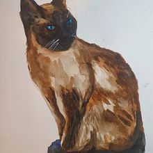 My project in Expressive Animal Portraits in Watercolor course. Traditional illustration, Watercolor Painting, Realistic Drawing, and Naturalistic Illustration project by Matthew Jones - 08.02.2021