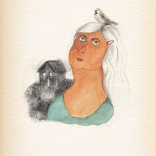 Marieta en el campo. Un progetto di Illustrazione tradizionale, Belle arti, Pittura, Disegno, Pittura ad acquerello, Disegno di ritratti e Disegno artistico di Jorge Diez Recio - 07.08.2021