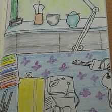 My project in Exploratory Sketchbook: Find Your Drawing Style course. Un proyecto de Ilustración tradicional, Bocetado, Creatividad, Dibujo, Pintura a la acuarela, Sketchbook y Pintura gouache de Jeanne Coppens - 07.08.2021