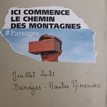 Ici commence le chemin des montagnes . Sketchbook project by orleans.antigna - 08.01.2021