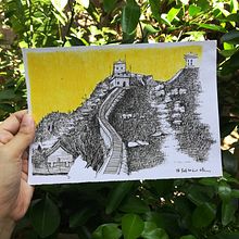 (Beijing) Architectural Sketches Ein Projekt aus dem Bereich Traditionelle Illustration und Architektonische Illustration von ellamohamedd - 08.08.2021