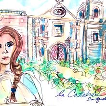 La Catedral. Watercolor Painting project by cecilevelez - 08.08.2021