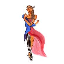 Asymmetric - Degender Fashion. Un proyecto de Ilustración tradicional y Diseño de moda de Sheetal Martine Joseph - 14.11.2020