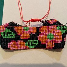 Mi Proyecto del curso: Diseño y creación de joyería con mostacillas. Accessor, Design, Arts, Crafts, Jewelr, Design, and Fiber Arts project by Silvia Antonia Juárez Pascual - 08.08.2021