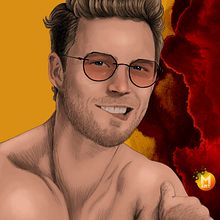 Mi Proyecto del curso: Retrato ilustrado con Procreate. Traditional illustration, Vector Illustration, Digital Illustration, and Portrait Drawing project by Martín Borrini - 08.08.2021