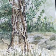 dessins en exterieur . Un projet de Esquisse  de laurence denard - 09.08.2021