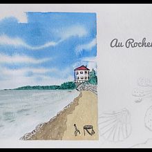 Mon projet du cours : Carnet de voyage à l’aquarelle. Watercolor Painting, and Sketchbook project by Anne Marsan - 08.08.2021