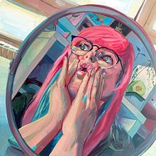 Autorretratos - Self care [EN-ES]. Traditional illustration, Fine Arts, Painting, and Oil Painting project by Alai Ganuza - 08.09.2021