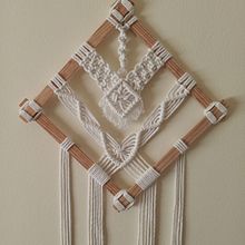 Meu projeto do curso: Introdução à tapeçaria em macramê. Accessor, Design, Arts, Crafts, Fiber Arts, and Macramé project by Ana Cerejo - 08.09.2020