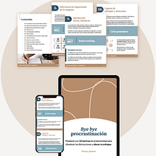 Playbook: Bye bye procrastinación. Creativit project by Ani Castro - 08.09.2021