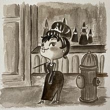 Pubblicizzare magliette su disegno originale. Traditional illustration project by Monia Nannini - 08.09.2021