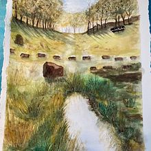 My project in Natural Landscapes in Watercolor course. Fine Arts, Painting, and Watercolor Painting project by janicemmead - 08.05.2021