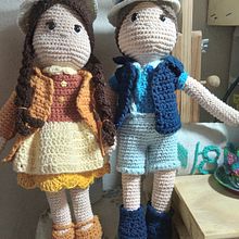Mi Proyecto del curso: Amigurumi: diseño de ropa, pelo y complementos Ein Projekt aus dem Bereich H, werk, Spielzeugdesign, Weben, Crochet, Amigurumi und Textildesign von María del Pilar Hernández García - 10.08.2021