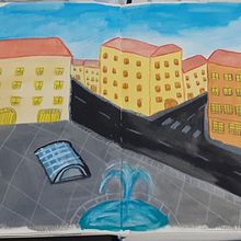 Mi Proyecto del curso: Sketchbook pictórico en gouache. Un proyecto de Ilustración tradicional, Bocetado, Dibujo, Ilustración arquitectónica, Sketchbook y Pintura gouache de cardortgon323 - 10.08.2021