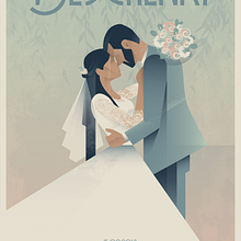 My project in Art Deco Style for Digital Illustration course. Traditional illustration, Fine Arts, Poster Design, and Digital Illustration project by ae - 08.10.2021