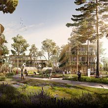 Viviendas en Milán para UNSTUDIO. Un progetto di Architettura, 3D, Matte painting e Illustrazione tradizionale di Fran Mateos - 10.08.2021