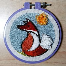 Mi Proyecto del curso: Introducción al bordado con aguja mágica. Bordado, e Punch needle projeto de Helen Martínez - 10.08.2021