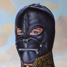 The Great Fetishist 2018, oil on linen. Un proyecto de Ilustración tradicional, Pintura y Pintura al óleo de Paul Neberra - 10.08.2021