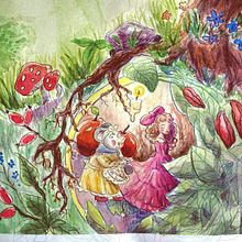 My project in Children's Illustration with Watercolor course. Un projet de Illustration traditionnelle, Beaux Arts, Peinture, Dessin, Aquarelle et Illustration jeunesse de Hajnalka Minaei - 10.08.2021