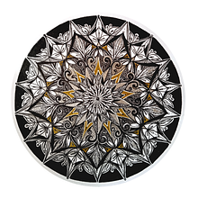 My project in The Art of Mandala Drawing: Create Geometric Patterns course Ein Projekt aus dem Bereich Zeichnung und Illustration mit Tinte von Lenka Otevřelová - 11.08.2021