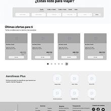 Resideño de portal de aerolínea. UX / UI project by Ivarelys Figueredo - 06.30.2021