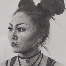 My project in Realistic Portrait with Graphite Pencil course. Ilustração tradicional, Artes plásticas, Esboçado, Desenho a lápis, Desenho, Desenho de retrato, Desenho realista, Desenho artístico, e Desenho anatômico projeto de Lily Shmain - 09.08.2021